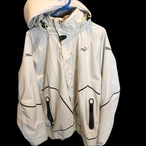 Puma Volvo Ocean Race Waterproof Men’s XL Jacket in stone/taupe
